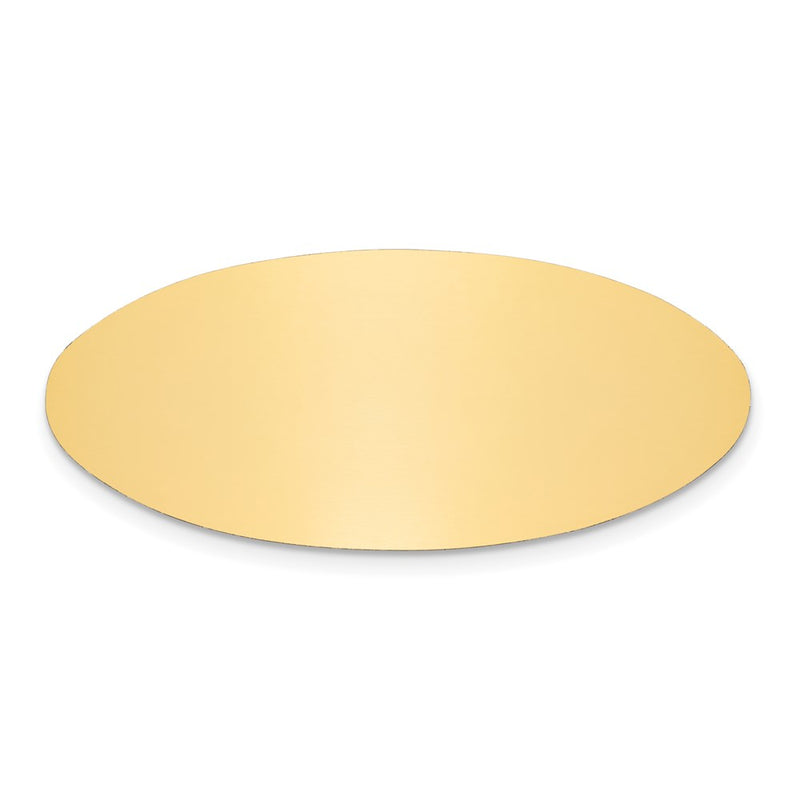 3/4 x 2 Polished Brass Plates-Set of 6