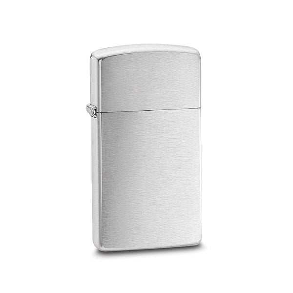 Zippo Slim Brushed Chrome Lighter