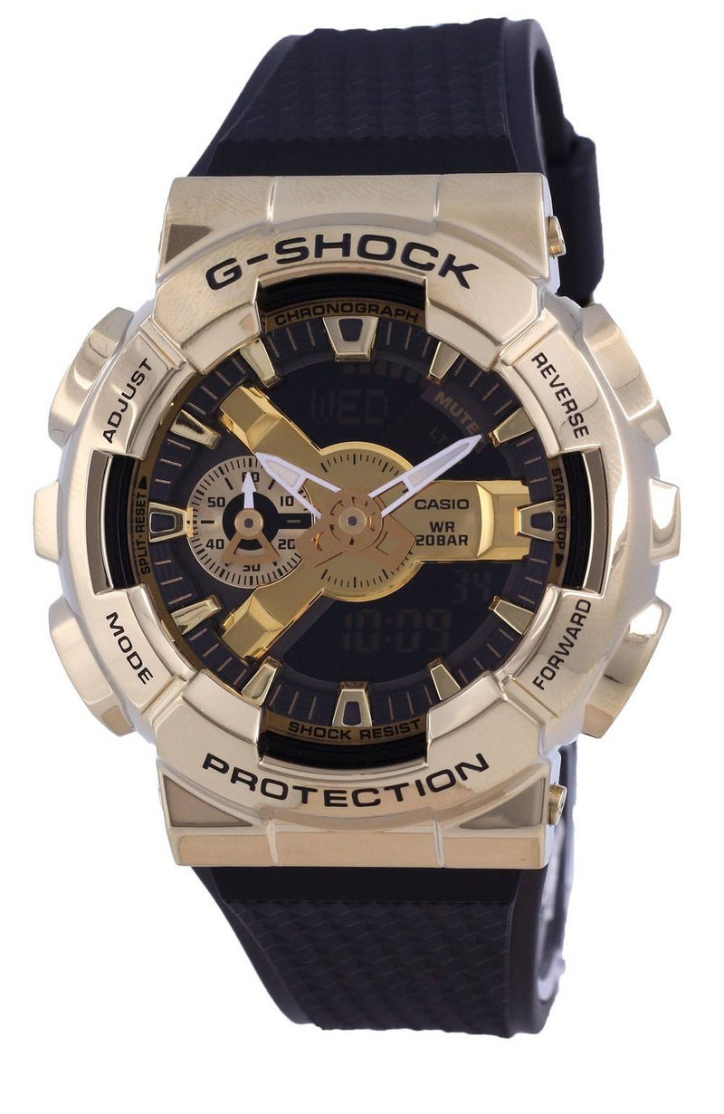 Casio G-Shock Analog Digital Metal Covered Quartz GM-110G-1A9 GM110G-1 200M Men's Watch