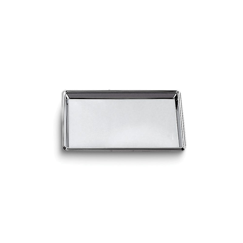 Nickel-plated 12x8 Rectangular Tray