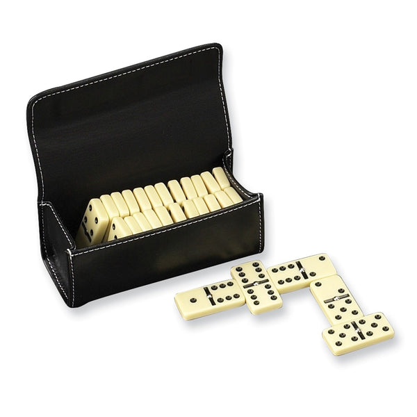 Mini Domino Set with Leather Case