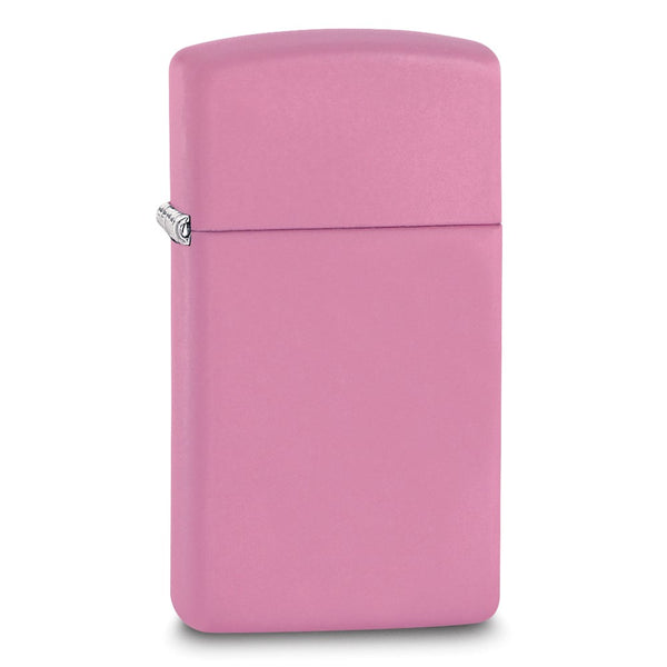 Zippo Slim Pink Matte Lighter