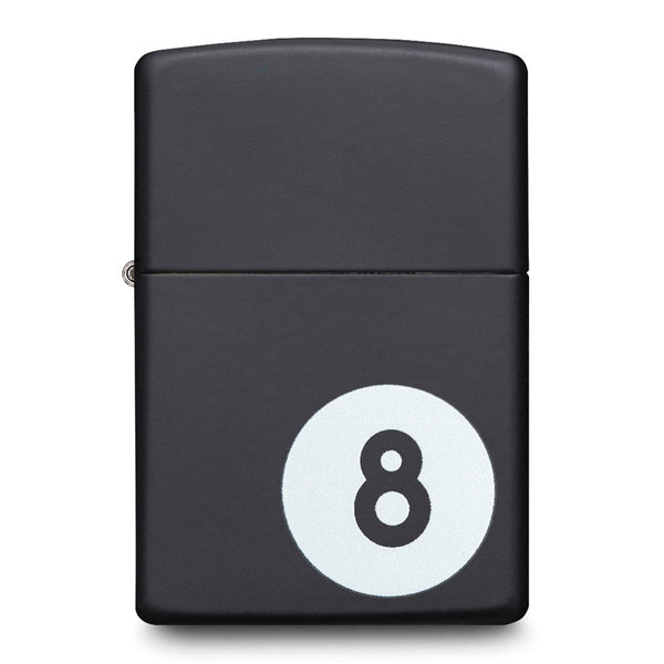 Zippo 8-Ball Black Matte Lighter