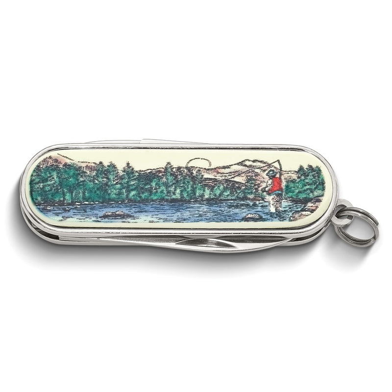 Barlow Designs Color Fisherman Multifunction Pocket Knife