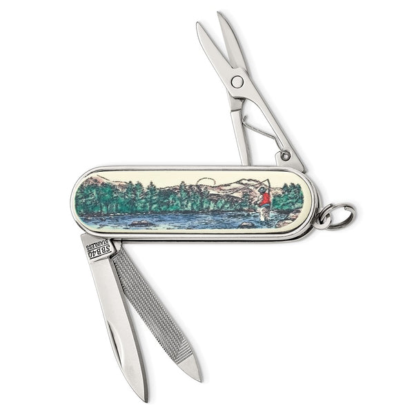 Barlow Designs Color Fisherman Multifunction Pocket Knife