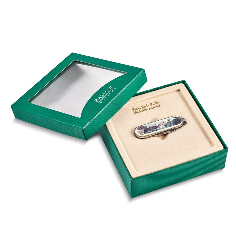 Barlow Designs Color Eagle Portrait Multifunction Pocket Knife