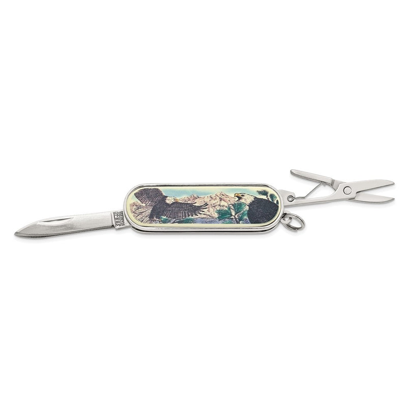 Barlow Designs Color Eagle Portrait Multifunction Pocket Knife