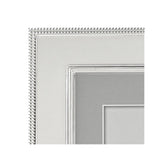 Silver-plated Tarnish-resistant Roped Border 7.5x9.5 Photo Frame