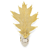 24k Gold Dipped Real Oak Leaf Nightlight