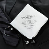 Lillian Rose TO MY DAD with Sentiment Cotton Hankie