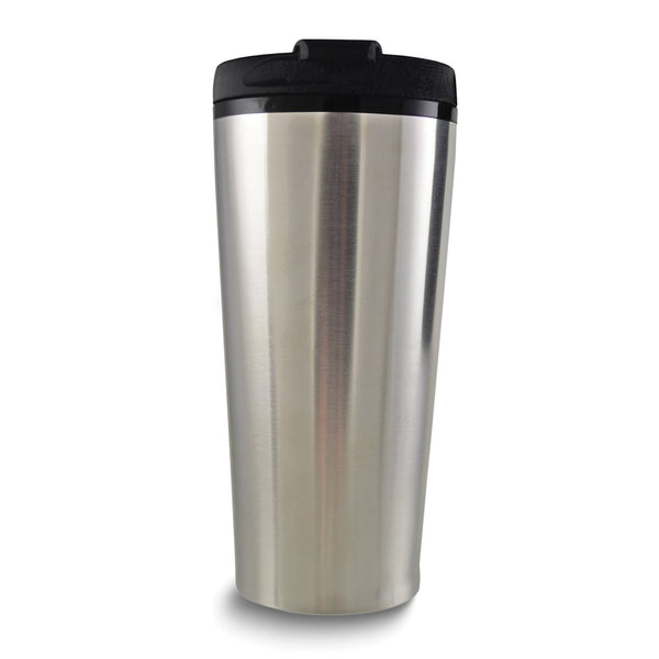Stainless Steel Silver Engraveable 16 ounce Travel Tumbler