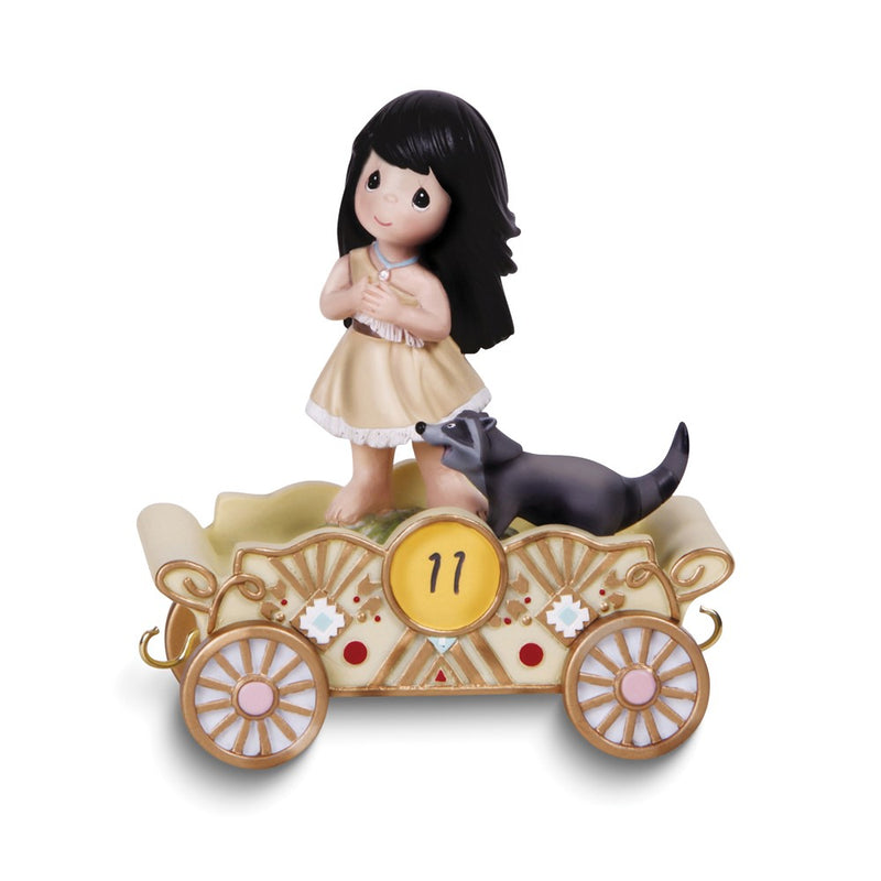 Precious Moments Listen To Your Heart Birthday Parade Pocahontas Age 11 Resin Figurine