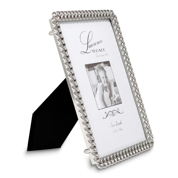 5x7 Eternity Rings Silver-tone Metal Picture Frame