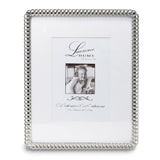 8x10 Eternity Rings Silver-tone Metal Frame Matted for 5x7 Picture