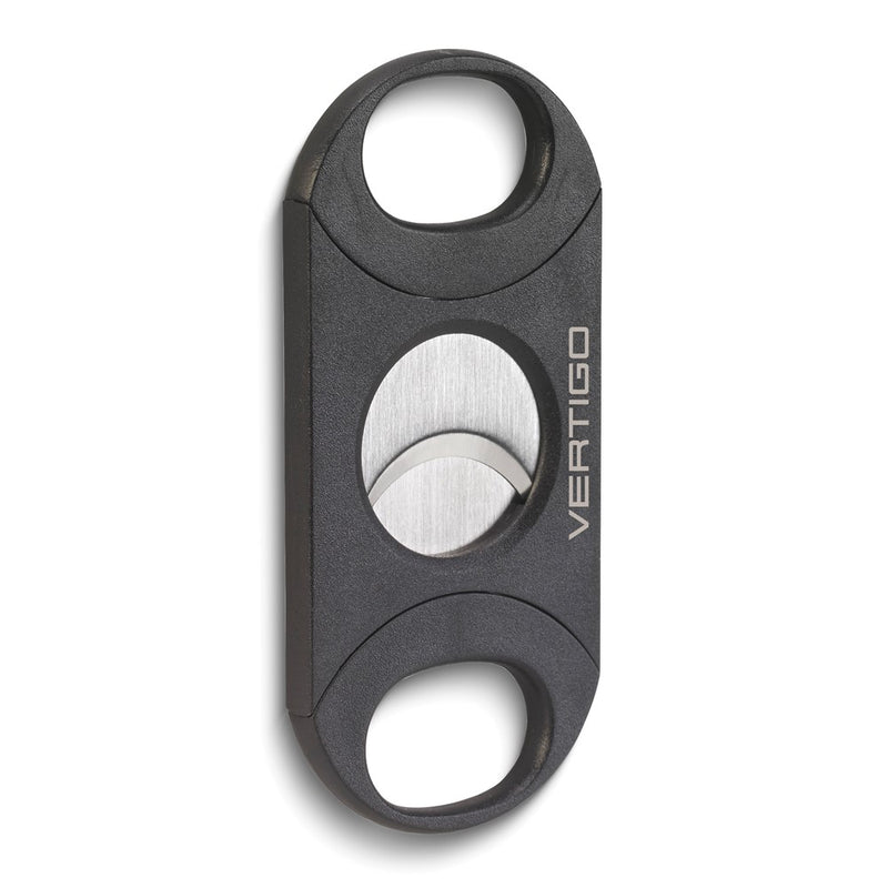 Vertigo Big Boy Black Plastic and Stainless Steel 64-Ring Gauge Cigar Cutter