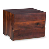 Madison Cherry Finish Wood Tabletop Bar w/Stainless Steel Tools, Glass Ice Bucket and Mixing Glass, Marble Cutting Board