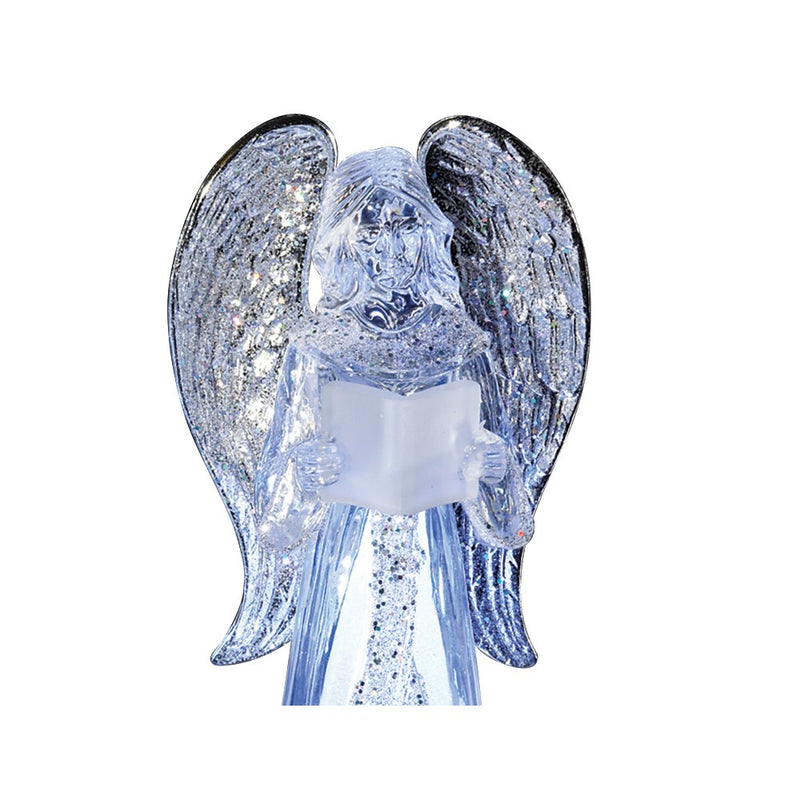 LED Lighted Acrylic Angel 2-piece Set