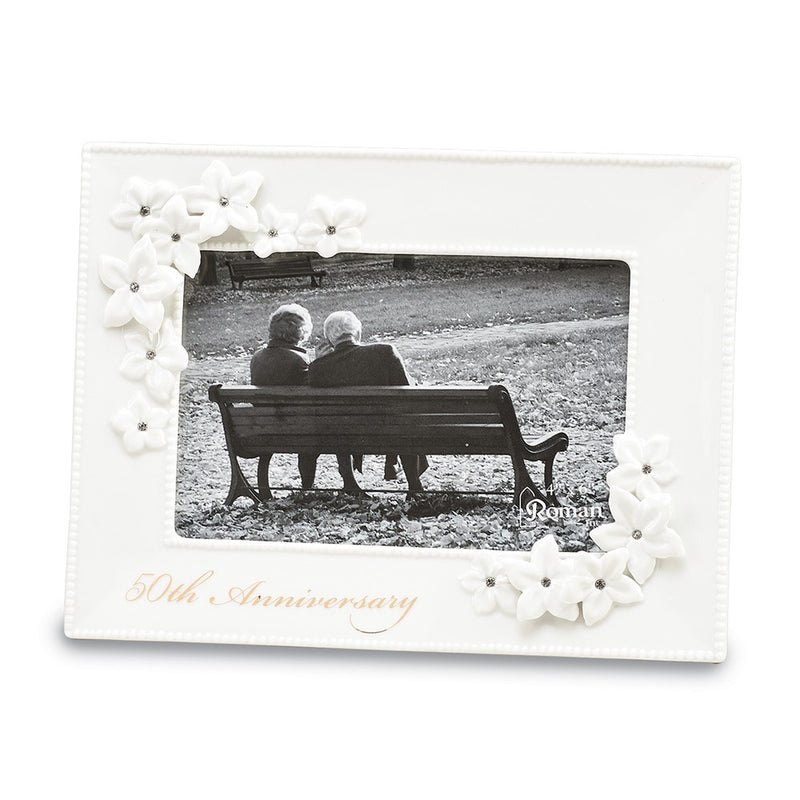 50th ANNIVERSARY 6x4 Photo Porcelain Frame