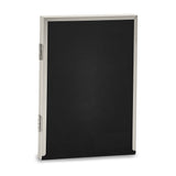 Satin Aluminum Portrait Hinged 4 x 6 Double Photo Frame