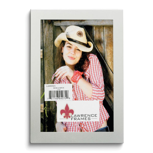 Satin Aluminum 4 x 6 Photo Frame