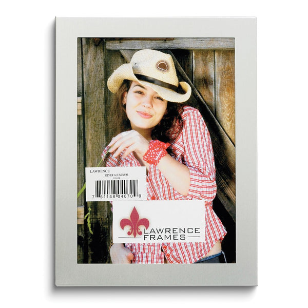 Satin Aluminum 5 x 7 Photo Frame