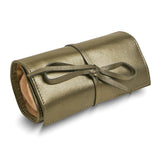 Pewter Leather Tie Jewelry Roll