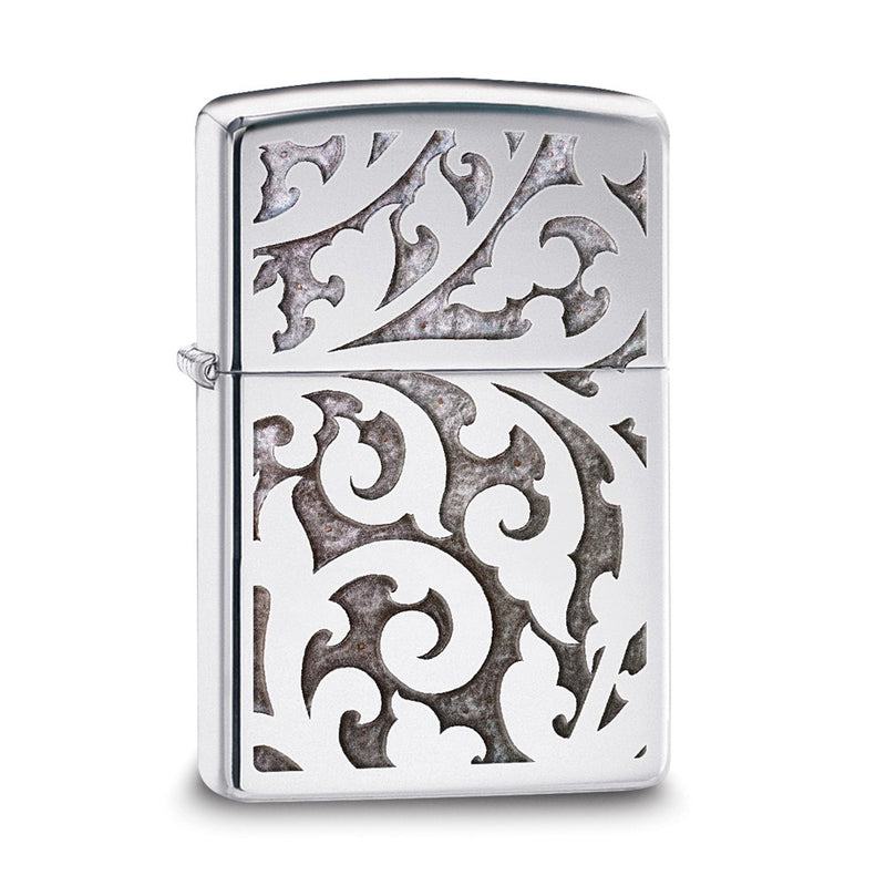 Zippo Filigree High Polish Chrome Lighter