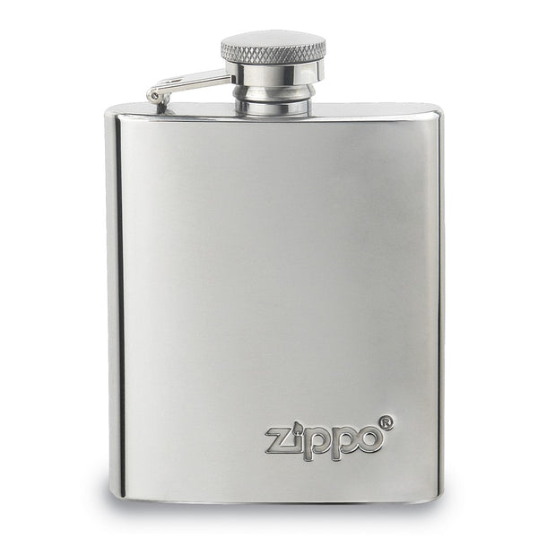 Zippo Logo 3 ounce Stainless Steel Flask