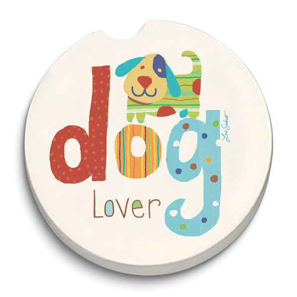 Dog Lover Absorbent Stone Car Coaster