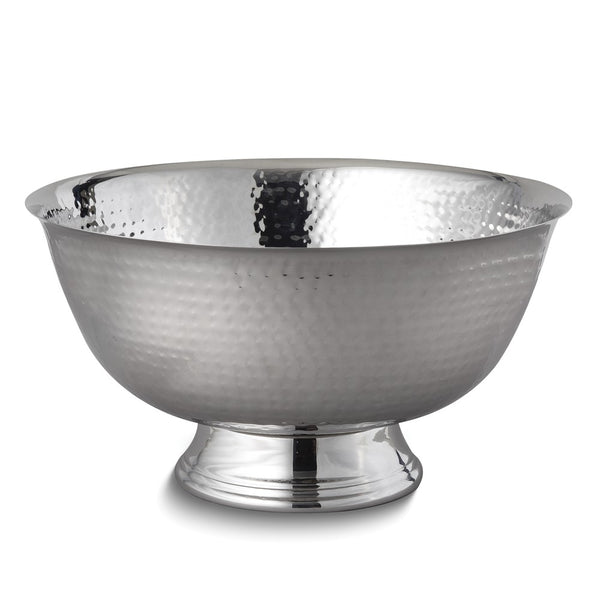 Extra Large 11.75 inch Diameter Stainless Steel Hammered Revere Bowl