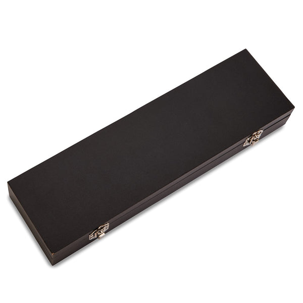 Stainless Steel with Brushed Handles 2 Piece Carving Set In Black Box