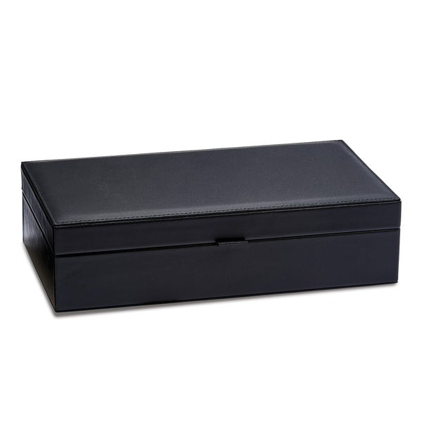 Black Leather Jewelry Box