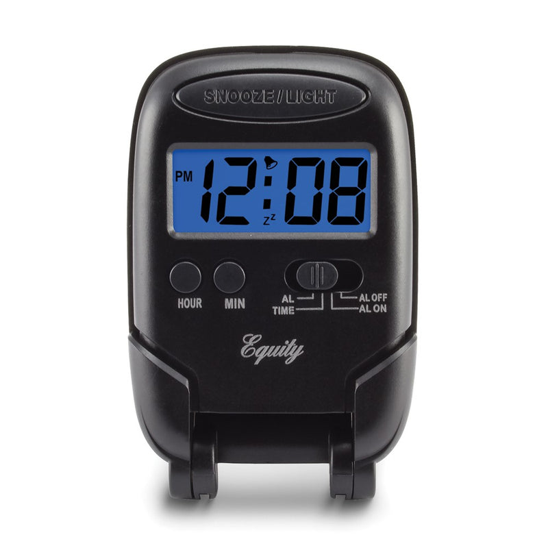 LCD Digital Blue Backlight Travel Alarm Clock