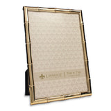 Gold-tone 5x7 Bamboo Metal Photo Frame