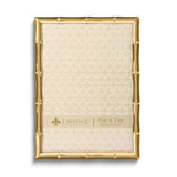 Gold-tone 5x7 Bamboo Metal Photo Frame