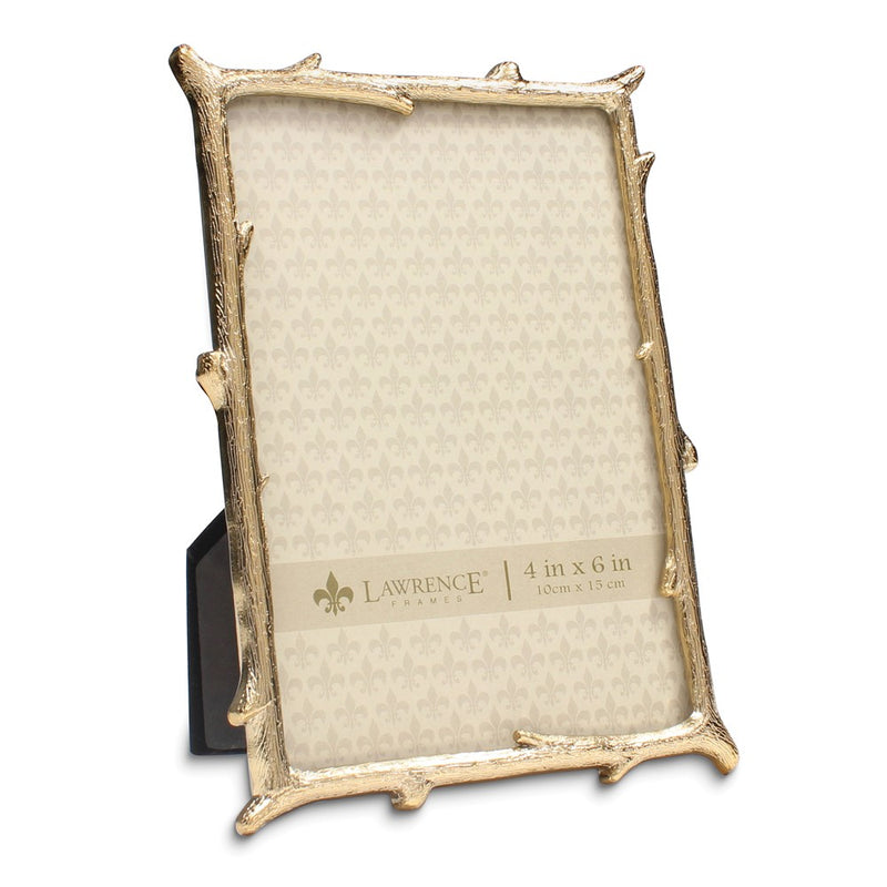 Gold-tone Metal 5x7 Branch Photo Frame