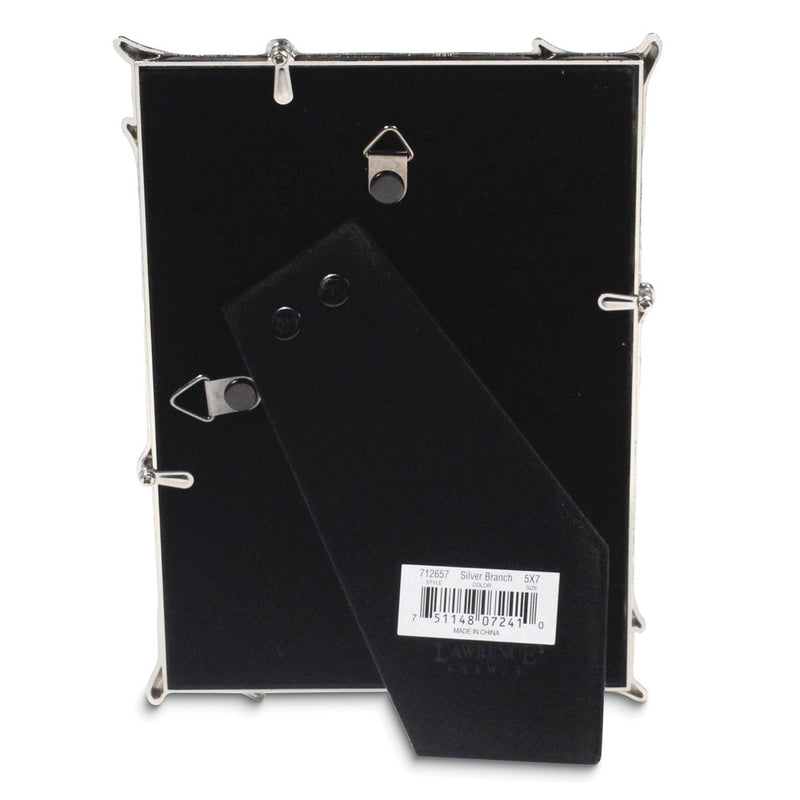 Silver-tone Metal 5x7 Branch Photo Frame