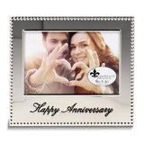 Silver-tone HAPPY ANNIVERSARY 4x6 Photo Frame