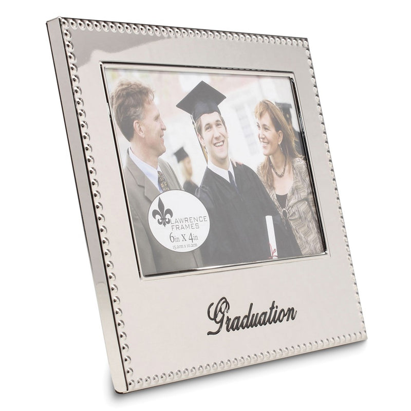 GRADUATION 4x6 Photo Silver-tone Frame