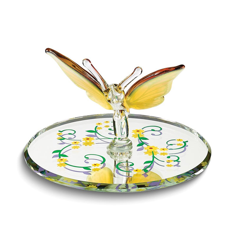 Monarch Butterfly Handcrafted Glass Figurine