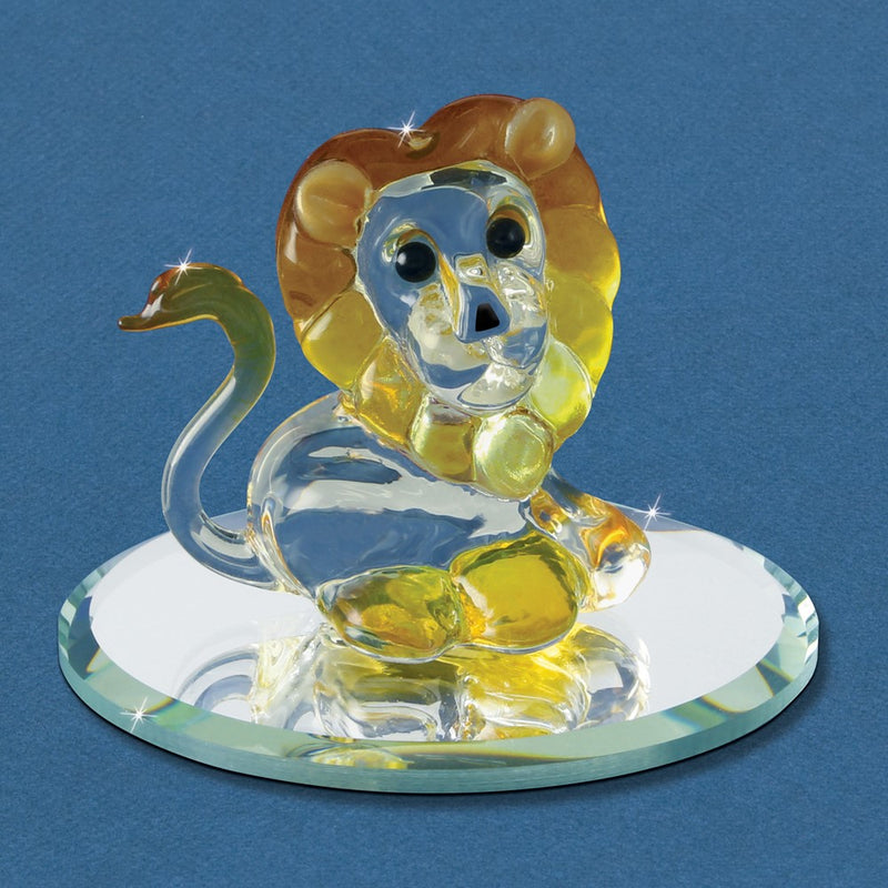 Leo The Lion Handcrafted Glass Figurine