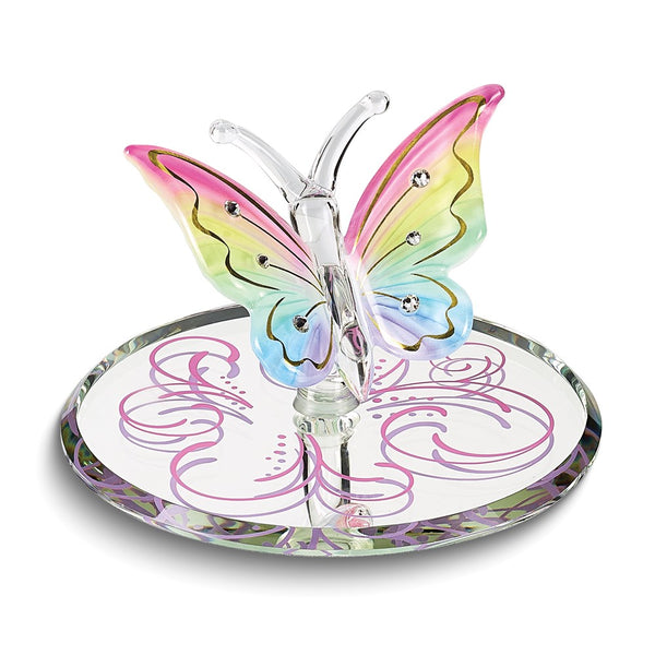 Butterfly Rainbow Flutter Handcrafted Glass Figurine