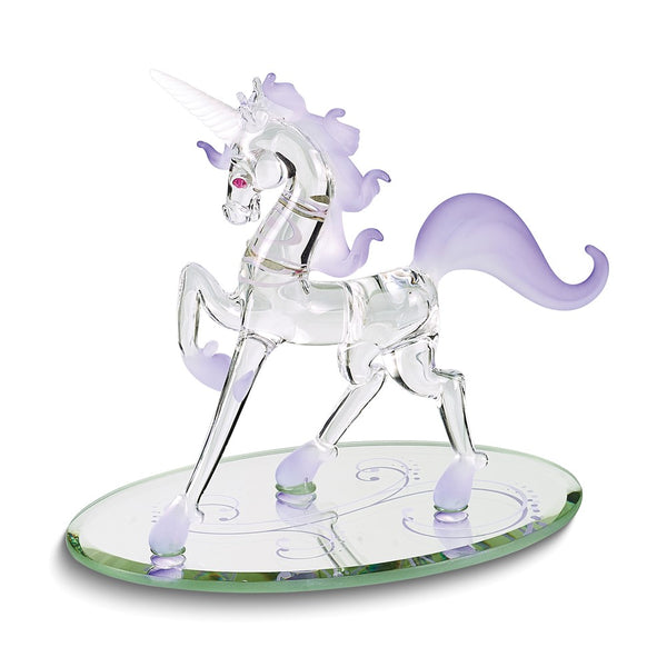 Fabulous Unicorn Fairy Tales Handcrafted Glass Figurine