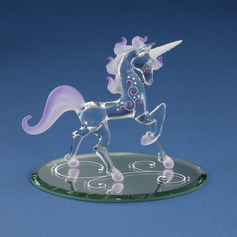 Fabulous Unicorn Fairy Tales Handcrafted Glass Figurine