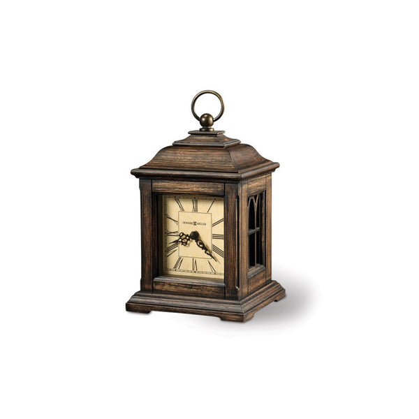 Howard Miller Talia Antique Oak Finish Wood Quartz Mantel Clock