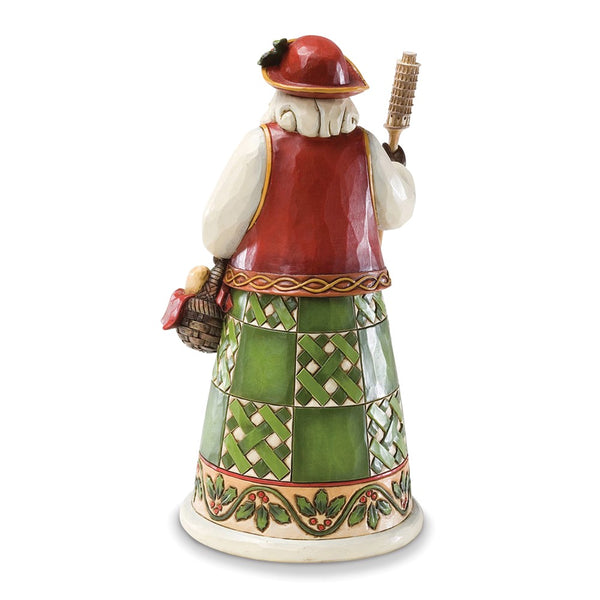 Jim Shore Heartwood Creek Greetings From Babbo Natale Italian Santa Figurine