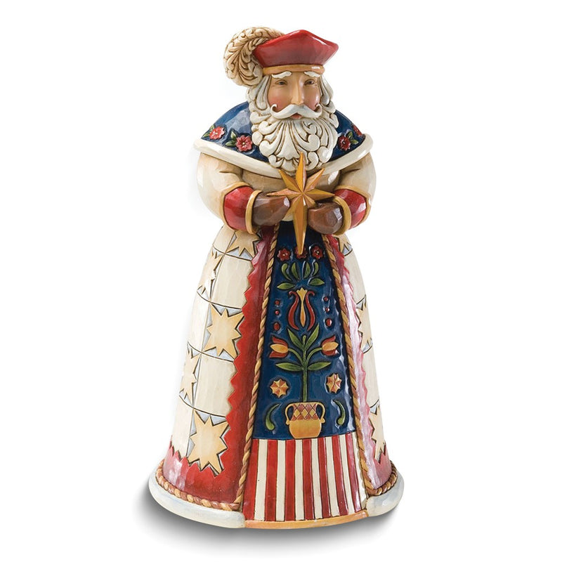 Jim Shore Heartwood Creek Wesolych Swiat Polish Santa Figurine