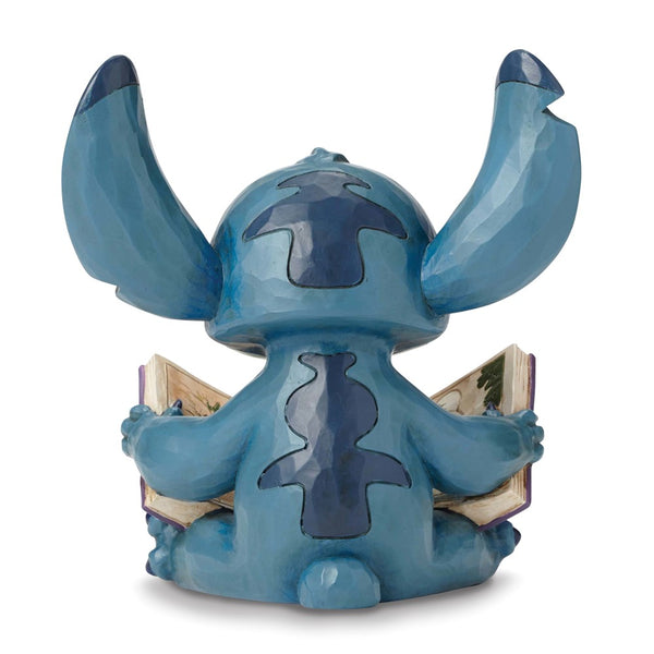 Disney Traditions by Jim Shore FINDING A FAMILY Stitch with Story Book Figurine