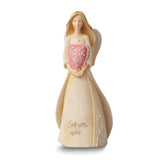 Foundations LOVE YOU MORE Hand-painted Resin Mini Angel Figurine