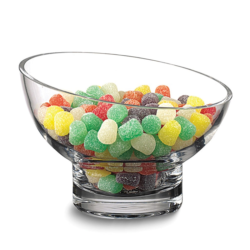 Badash Handcrafted Lead-free Crystal Kira Slant Bowl
